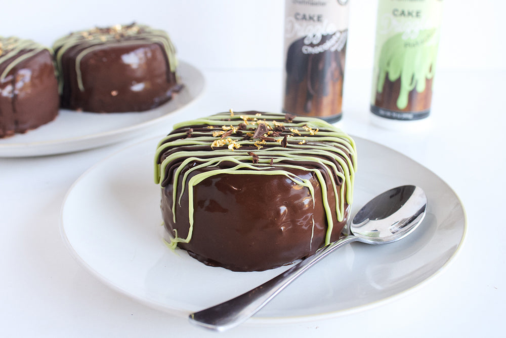 MINI DUBAI CHOCOLATE BAR MOUSSE CAKES