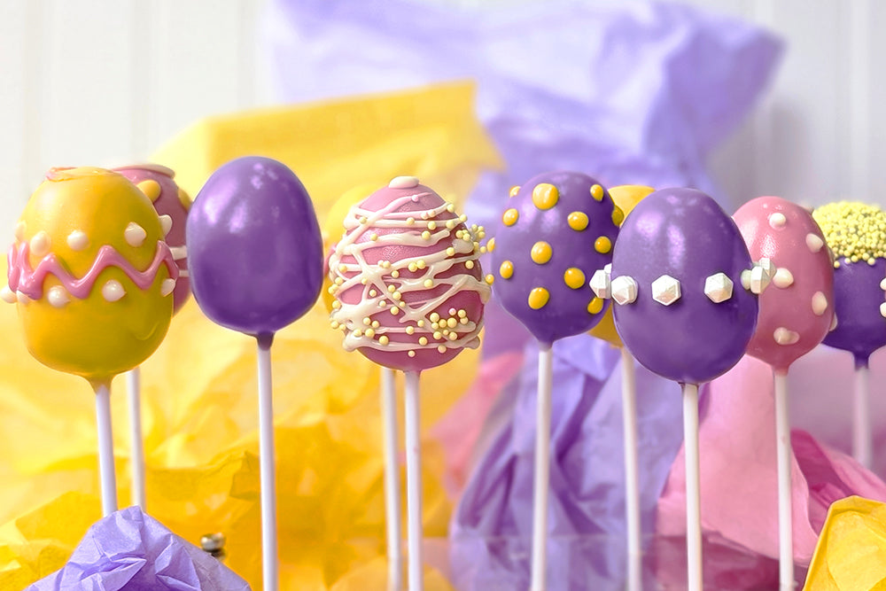 CARROT SPICE EASTER EGG CAKE POPS – EASY SPRING TREATS FOR HOME & BAKERY