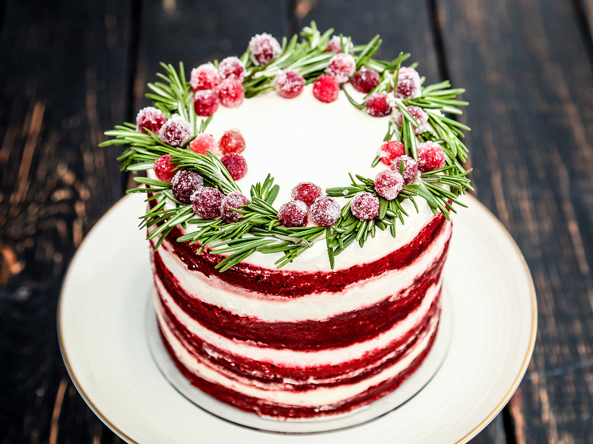 RED VELVET HOLIDAY CAKE