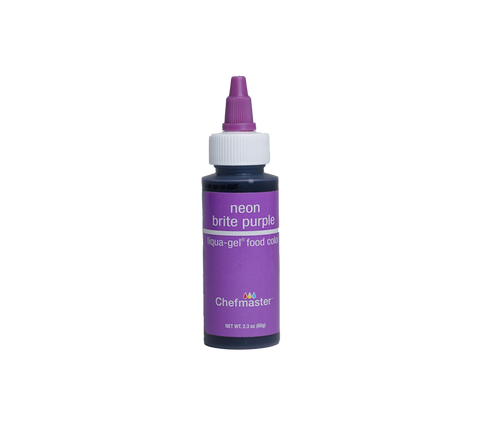 Neon Brite Purple Liqua-Gel® Liquid Food Coloring 2.3 oz.