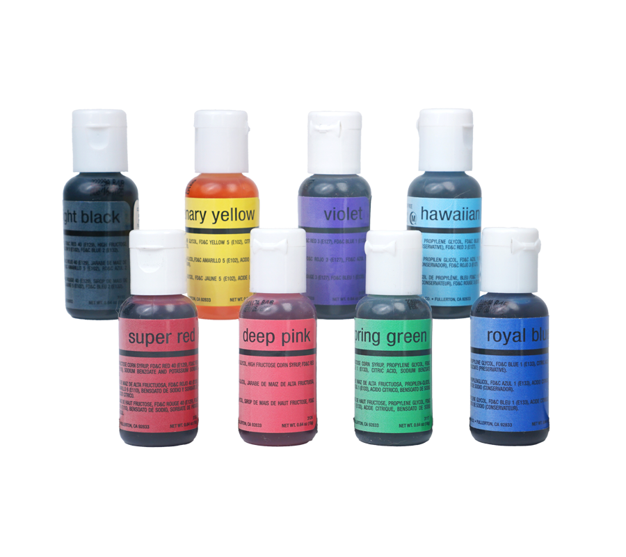 Chefmaster® Airbrush Food Coloring colors kit –