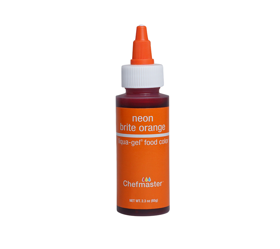 Neon Brite Orange Liqua-Gel® Liquid Food Coloring 2.3 oz.