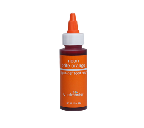 Neon Brite Orange Liqua-Gel® Liquid Food Coloring 2.3 oz.