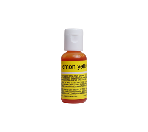 Lemon Yellow Liqua-Gel® Liquid Food Coloring 0.7 oz.