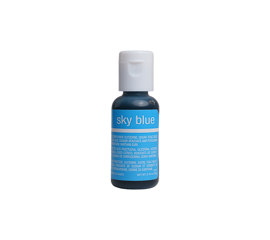 Sky Blue Liqua-Gel® Liquid Food Coloring 0.7 oz.