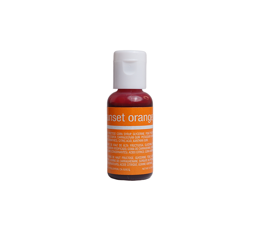 Sunset Orange Liqua-Gel® Liquid Food Coloring 0.7 oz.