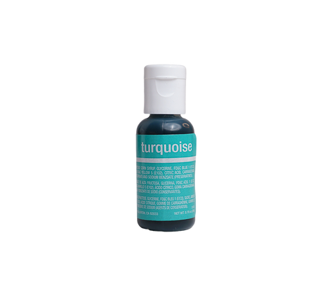 Turquoise Liqua-Gel® Liquid Food Coloring 0.7 oz.