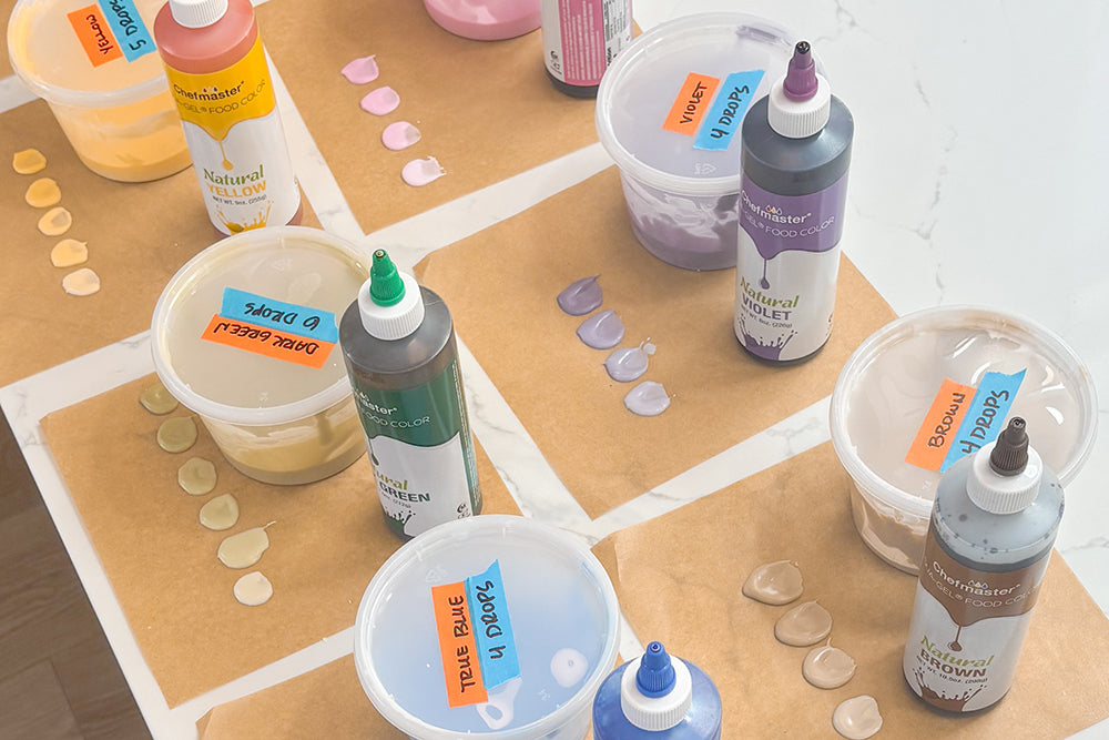 WHAT TO EXPECT WHEN USING NATURAL COLORS IN ROYAL ICING