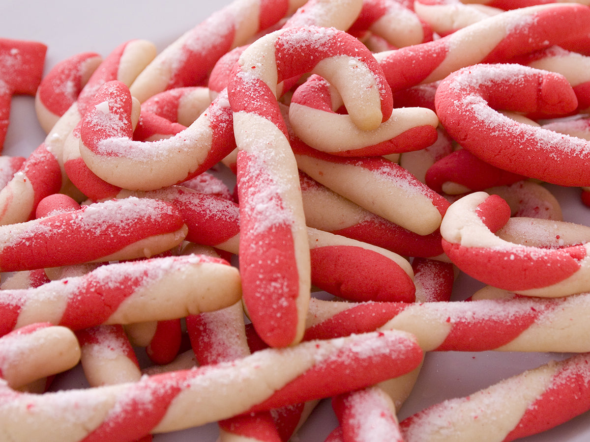 PEPPERMINT CANDY CANE COOKIES