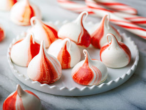 PEPPERMINT MERINGUE DROPS