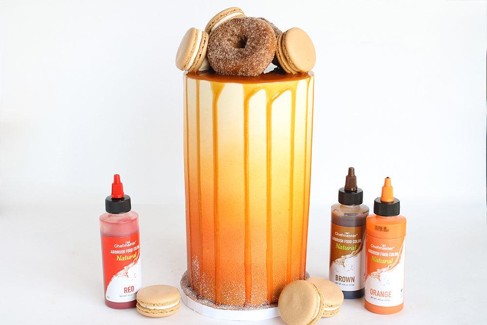 A TASTE OF FALL: CARAMEL APPLE CIDER OMBRE CAKE
