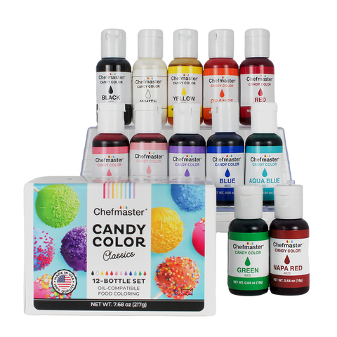 Candy Color 12-Color Kit (0.64 oz bottles)