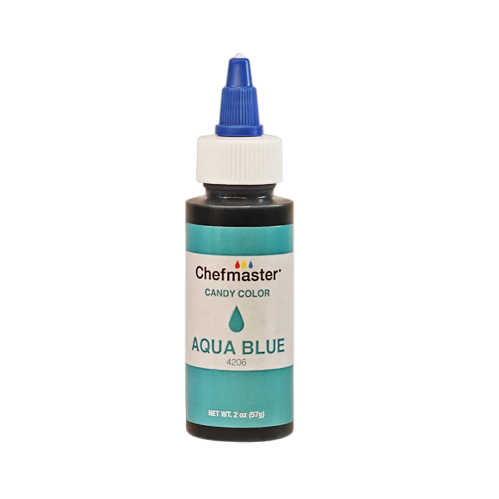 Aqua Blue Candy Color Oil-Dispersible Coloring 2 oz