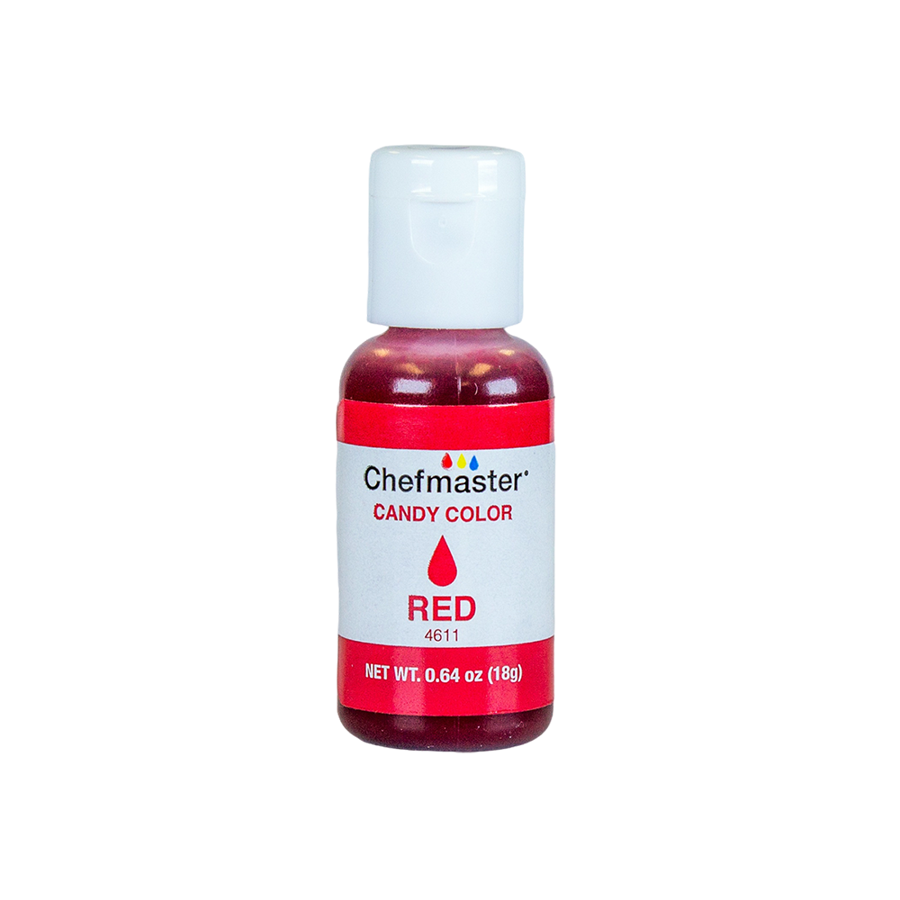 Candy Color Red .64oz — Oil Based Food Coloring – Chefmaster.com