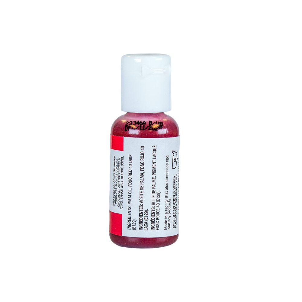 Candy Color Red .64oz — Oil Based Food Coloring – Chefmaster.com