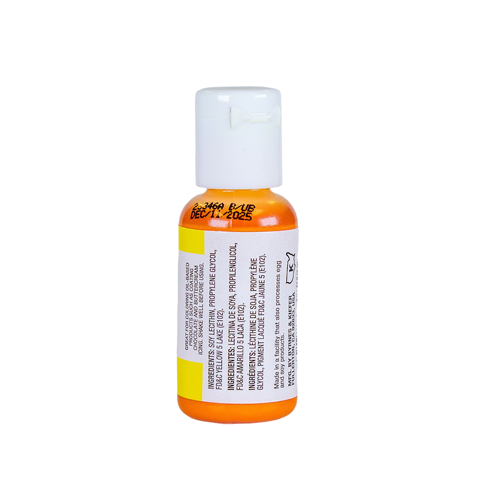 Candy Color Yellow .70oz — Oil Based Food Coloring – Chefmaster.com