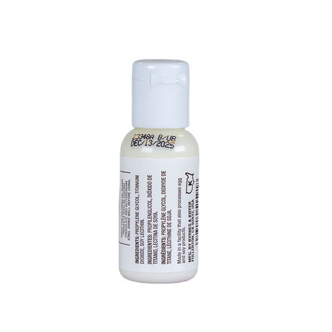 White Candy Color Oil-Dispersible Coloring 0.64 oz.