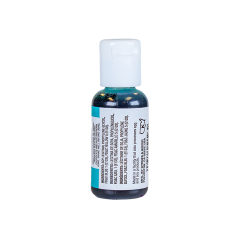 Aqua Blue Candy Color Oil-Dispersible Coloring 0.64 oz