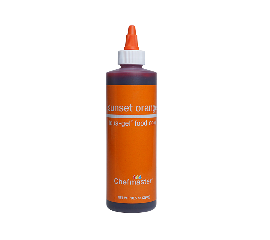 Sunset Orange Liqua-Gel® Liquid Food Coloring 10.5 oz.