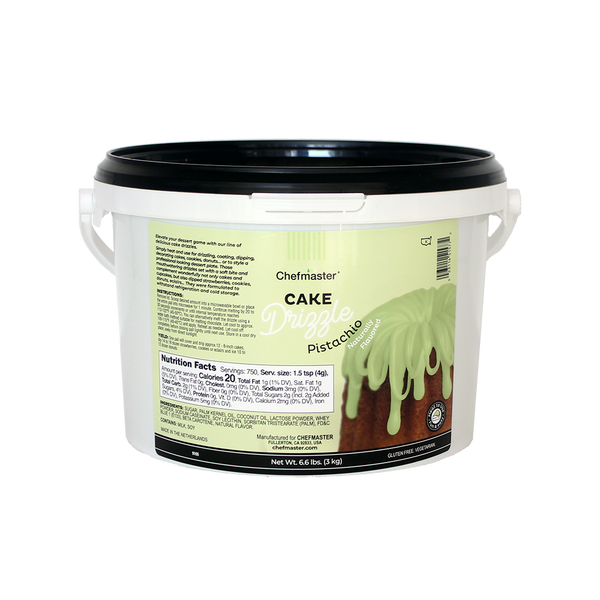 ◯kek Pistachio Cake Drizzle 6.6 lbs. – Chefmaster.com