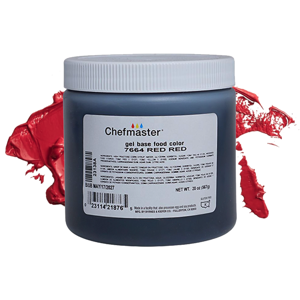 Red Red Gel Color 20 oz. – Chefmaster.com
