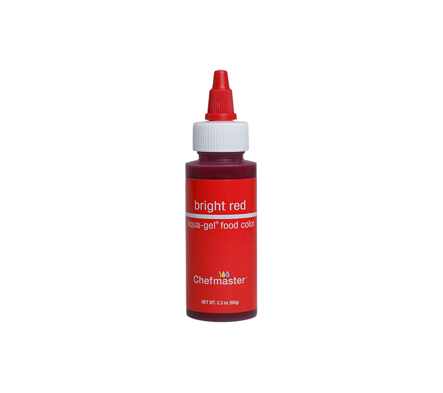 Red Cooking Liquid Bright Red Liqua-Gel® Liquid Food Coloring 2.3 oz. – Chefmaster.com