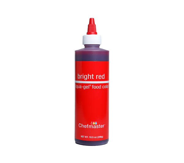 Bright Red Liqua-Gel® Liquid Food Coloring 10.5 oz. – Chefmaster.com