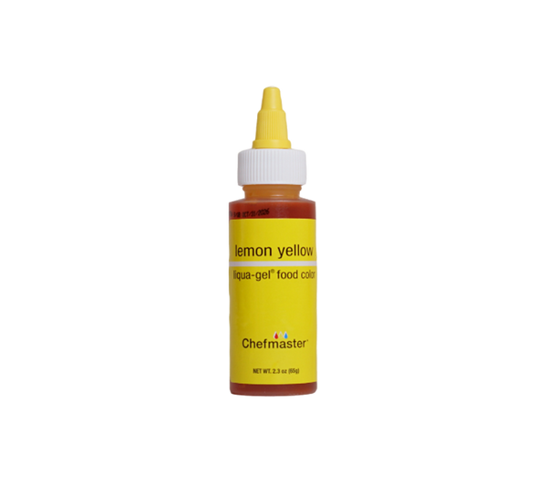 Lemon Yellow Liqua-Gel® Liquid Food Coloring 2.3 oz. – Chefmaster.com