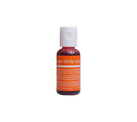 Neon Brite Orange Liqua-Gel® Liquid Food Coloring 0.7 oz.