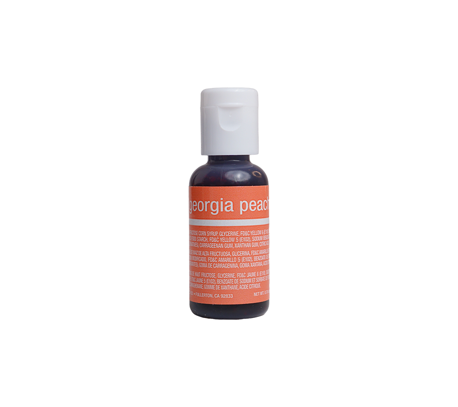 Georgia Peach Liqua-Gel® Liquid Food Coloring 0.7 oz. – Chefmaster.com