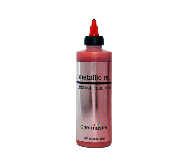 Red Metallic Airbrush Color 9 oz. – Chefmaster.com