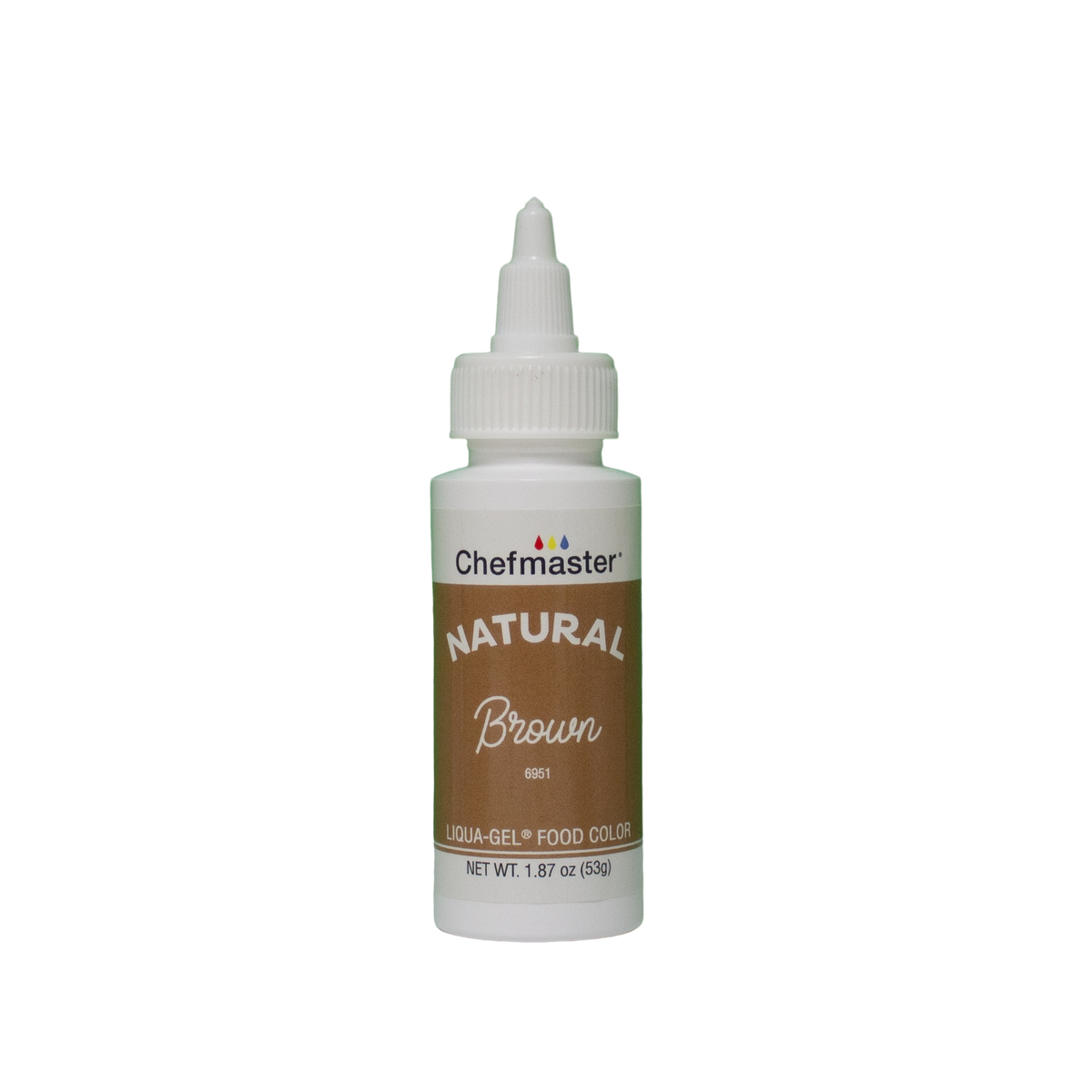 Natural Brown Liqua-Gel® Liquid Food Coloring 1.87 oz.