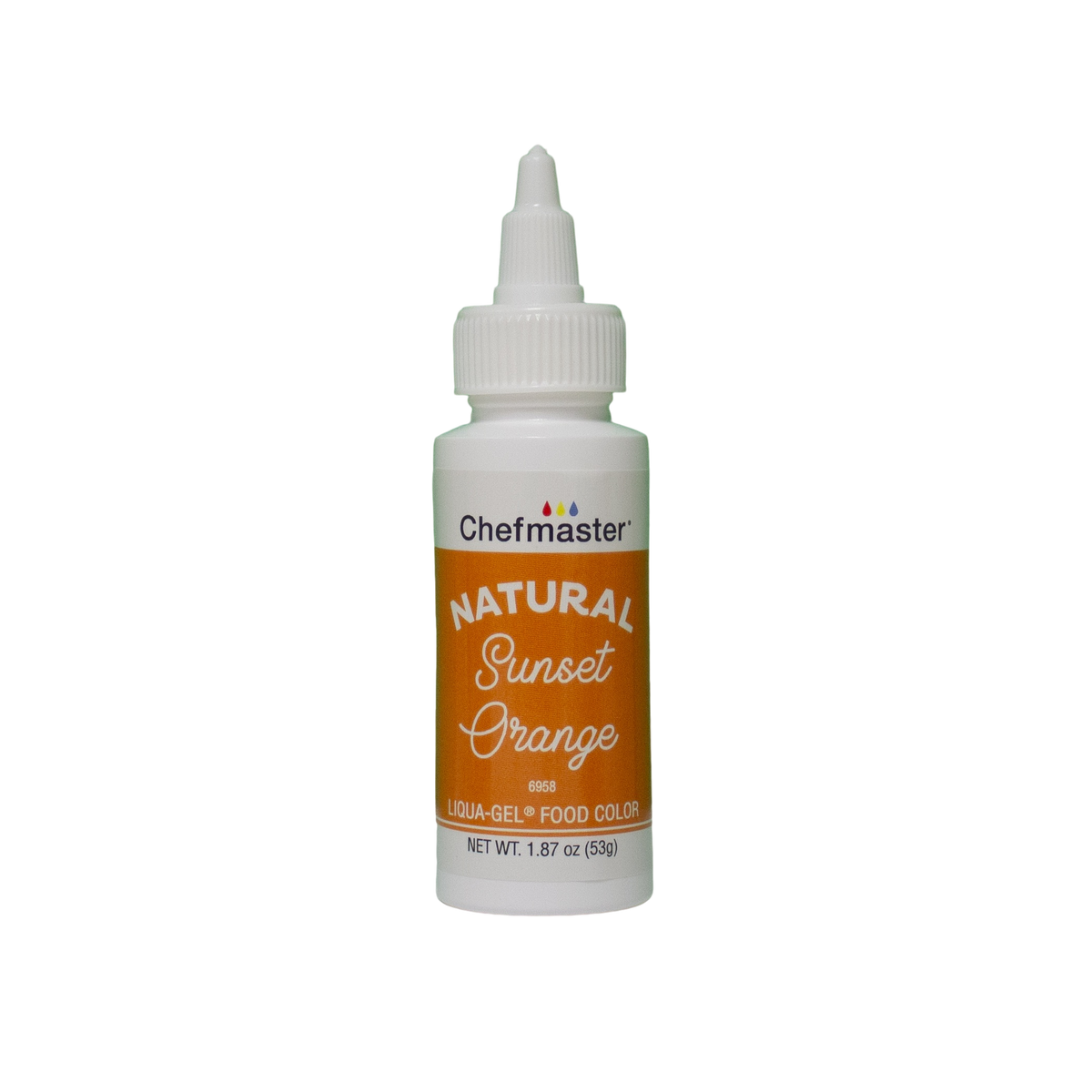 Natural Sunset Orange Liqua-Gel® Liquid Food Coloring 1.87 oz.