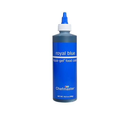 Royal Blue Liqua-Gel® Liquid Food Coloring 10.5 oz. – Chefmaster.com