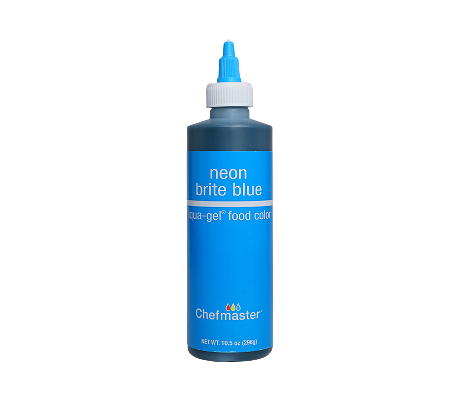 Neon Brite Blue Liqua-Gel® Liquid Food Coloring 10.5 oz.