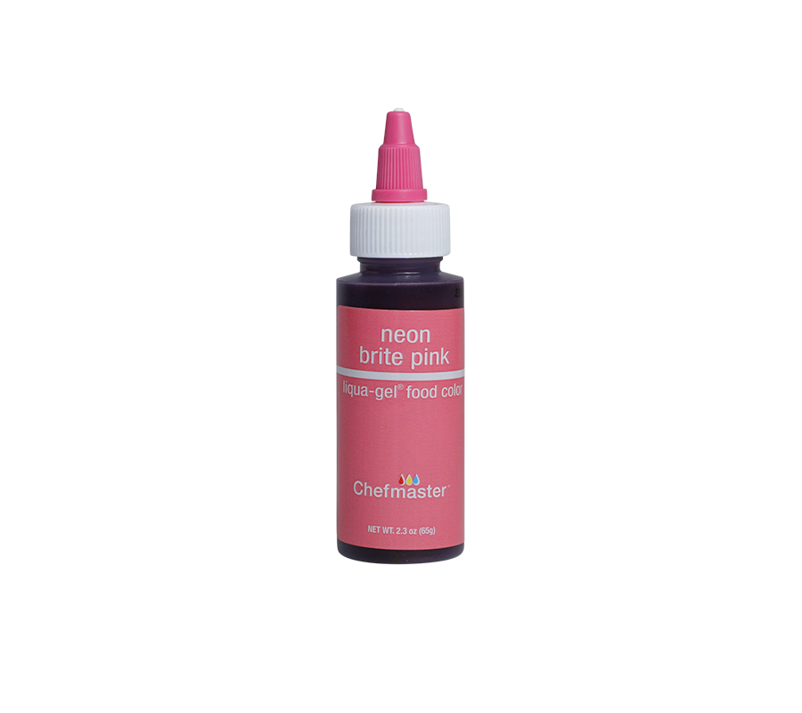 Neon Brite Pink Liqua-Gel® Liquid Food Coloring 2.3 oz.