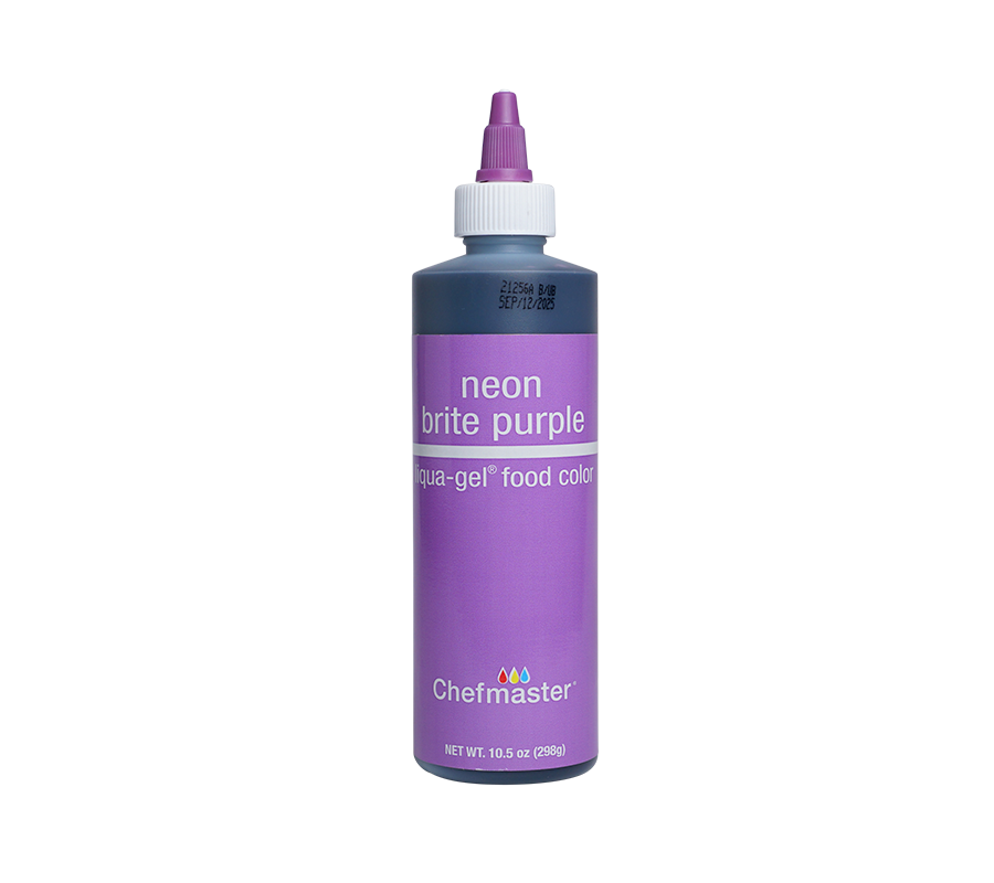 Neon Brite Purple Liqua-Gel® Liquid Food Coloring 10.5 oz.