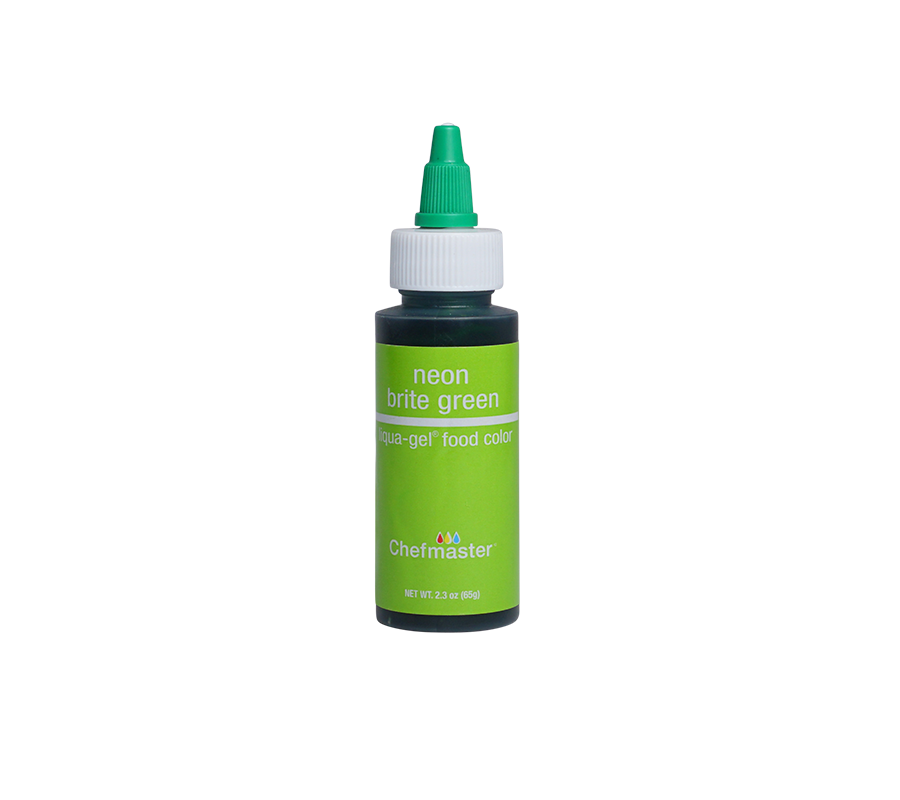 Neon Brite Green Liqua-Gel® Liquid Food Coloring 2.3 oz.