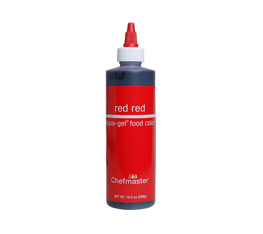 Red Red Liqua-Gel® Liquid Food Coloring 10.5 oz. – Chefmaster.com