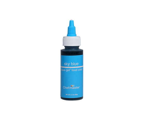 Sky Blue Liqua-Gel® Liquid Food Coloring 2.3 oz. – Chefmaster.com