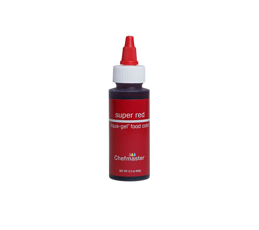 Bright Red Liqua-Gel® Liquid Food Coloring 2.3 oz. - Bright Red
