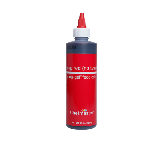 Tulip Red Liqua-Gel® Liquid Food Coloring 10.5 oz. – Chefmaster.com
