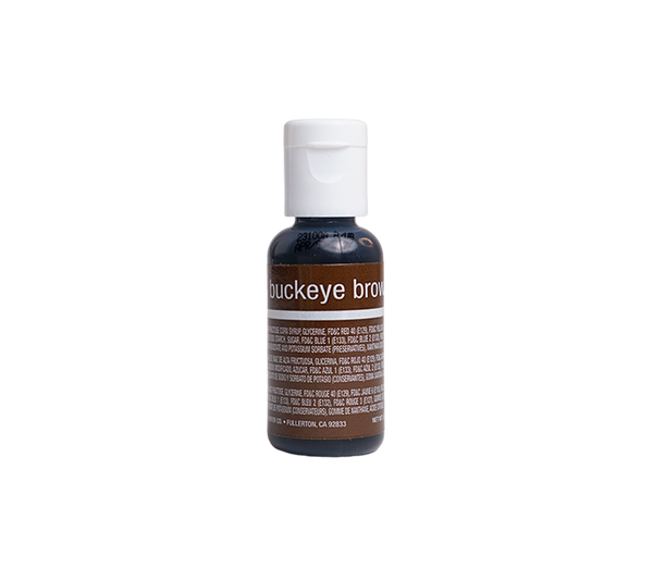 Buckeye Brown Liqua-Gel® Liquid Food Coloring 0.7 oz. – Chefmaster.com