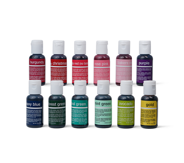 LIQUA-GEL 12 Color Kit Food Coloring – Chefmaster.com