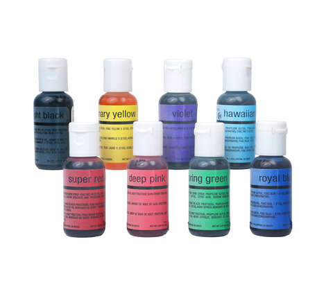 8-color Kit Airbrush Color 0.67 oz. (20 ml bottles) - Classic