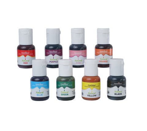 Chefmaster®  Airbrush Food Coloring 8 colors kit –
