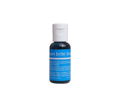 Neon Brite Blue Liqua-Gel® Liquid Food Coloring 0.7 oz.
