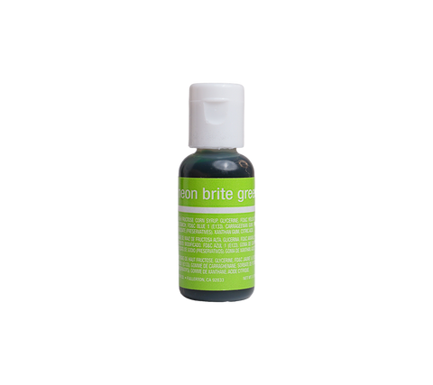 Neon Brite Green Liqua-Gel® Liquid Food Coloring 0.7 oz.