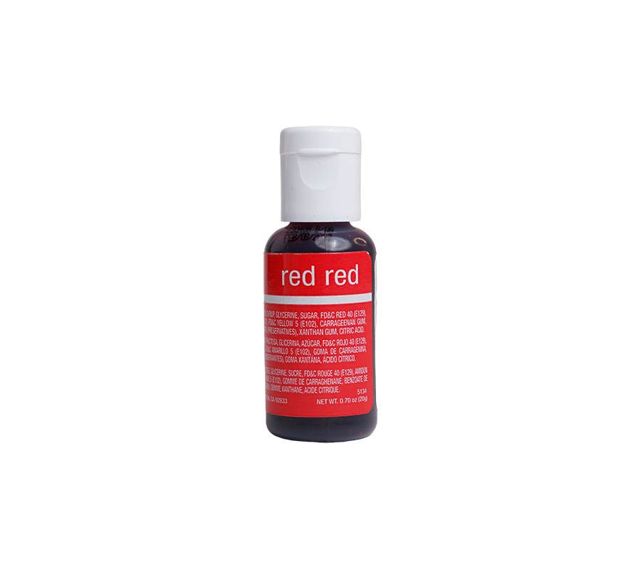Red Red Liqua-Gel® Liquid Food Coloring 0.7 oz. – Chefmaster.com