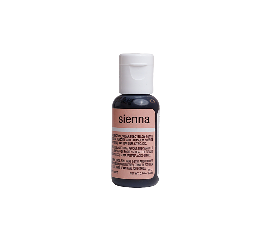 Sienna Liqua-Gel® Liquid Food Coloring 0.7 oz.